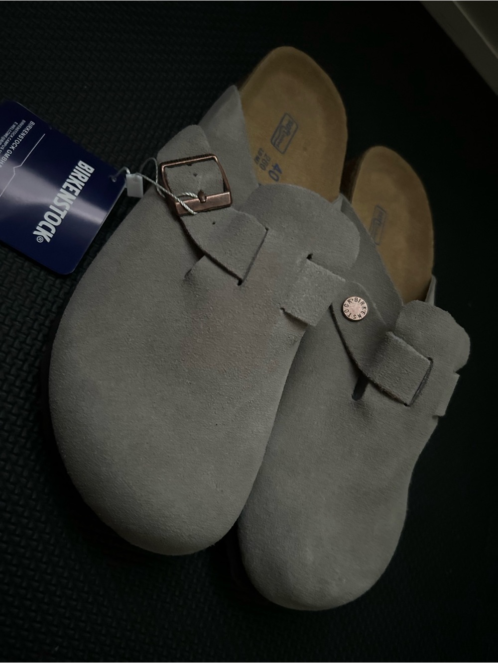 Birkenstocks is Suede Clogs